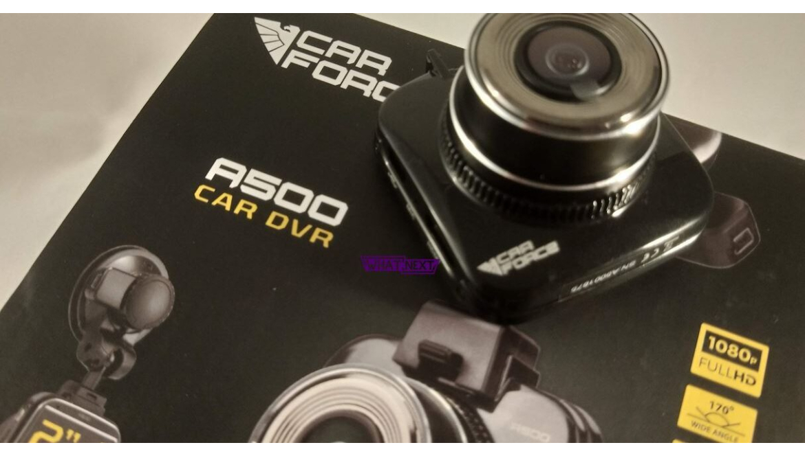 Test wideorejestratora CarForce A500 w WHATNEXT